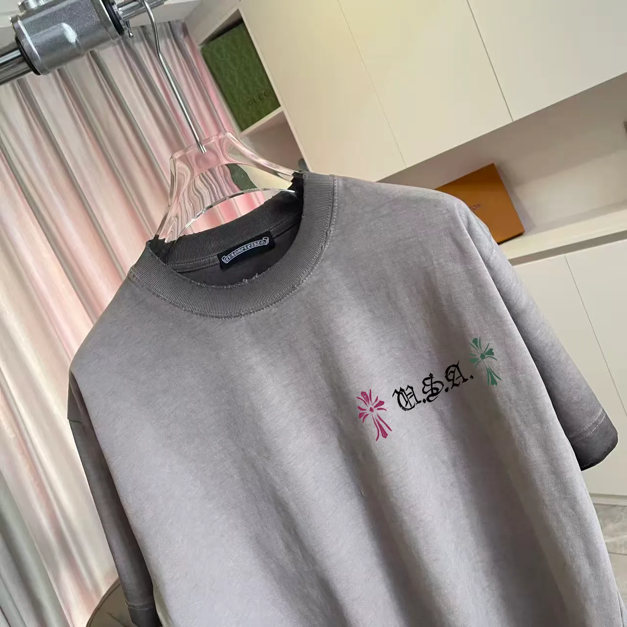 ch *2026 New Arrival t g Same Style Size：S M L XL XXL ：White Purple Gray